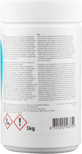 W'eau Chloorgranulaat - 1 kg