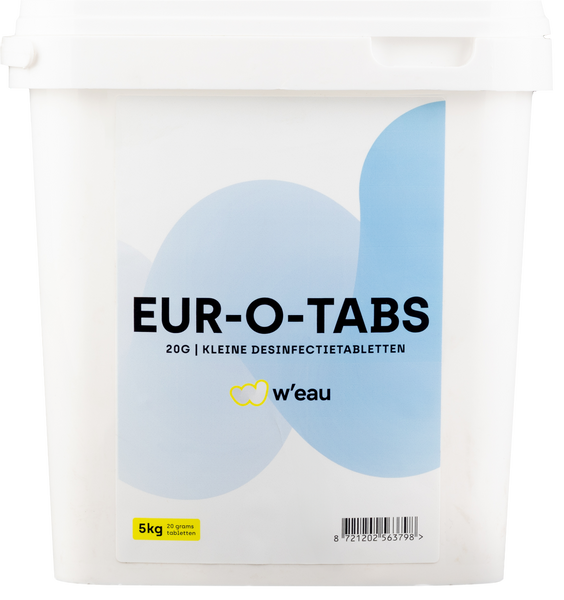 W'eau kleine chloortabletten 20 grams - 5 kg