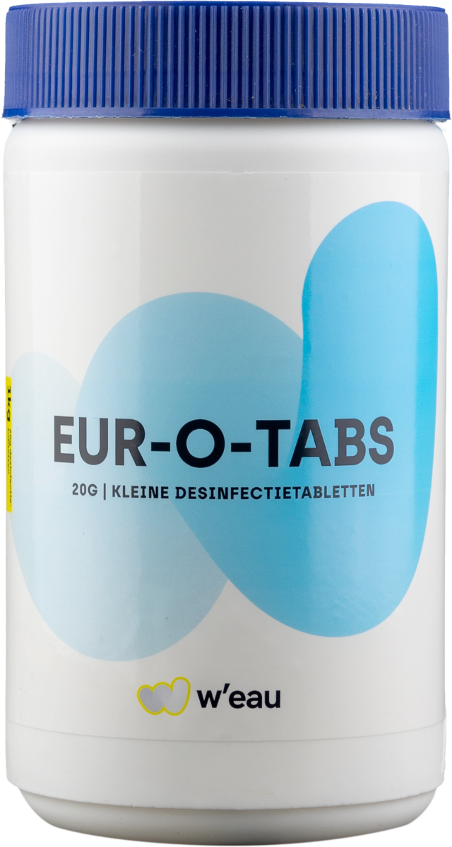 W'eau grote chloortabletten 200 grams - 1 kg