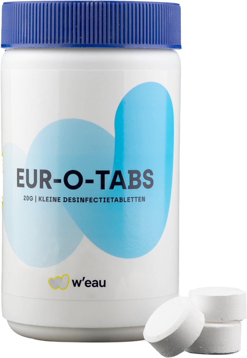 W'eau grote chloortabletten 200 grams - 1 kg