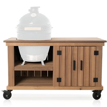 Fraaii Buitenkeuken Meranti Storage + Houten Werkblad