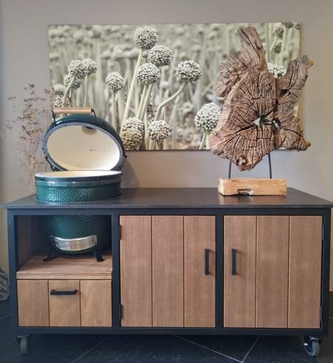 Fraaii Buitenkeuken Bamboo Natural Storage XL