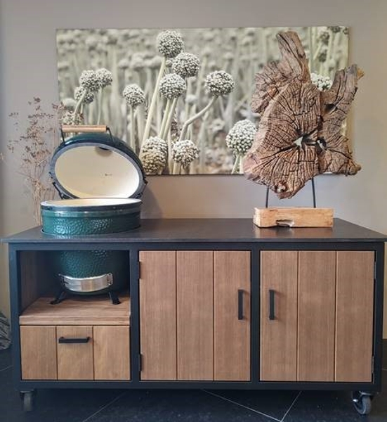 Fraaii Buitenkeuken Bamboo Natural Storage XL