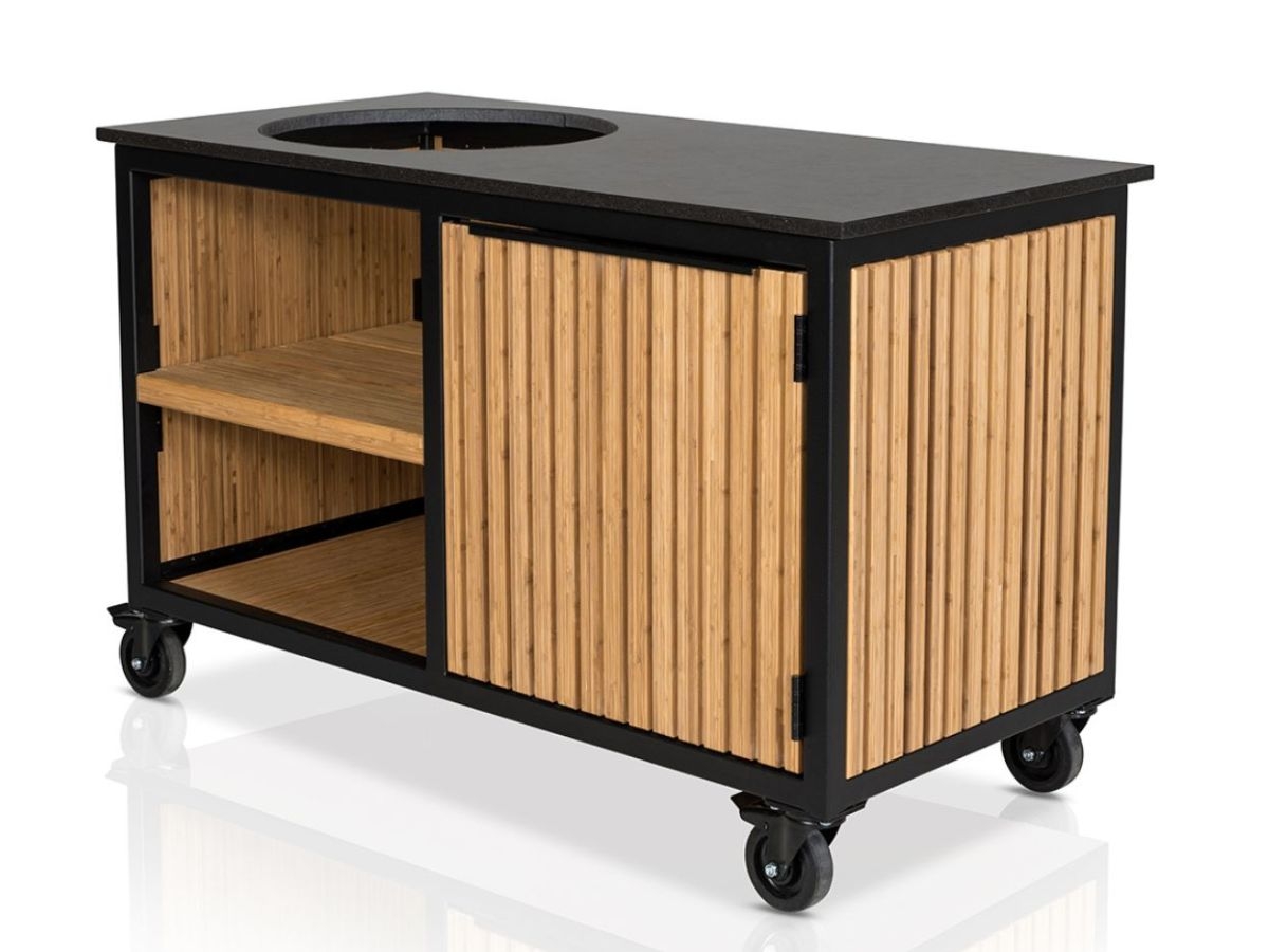 Fraaii Buitenkeuken Bamboo Natural Rhombus Storage