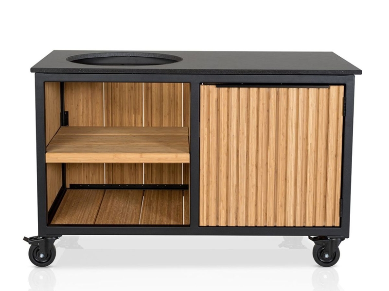 Fraaii Buitenkeuken Bamboo Natural Rhombus Storage