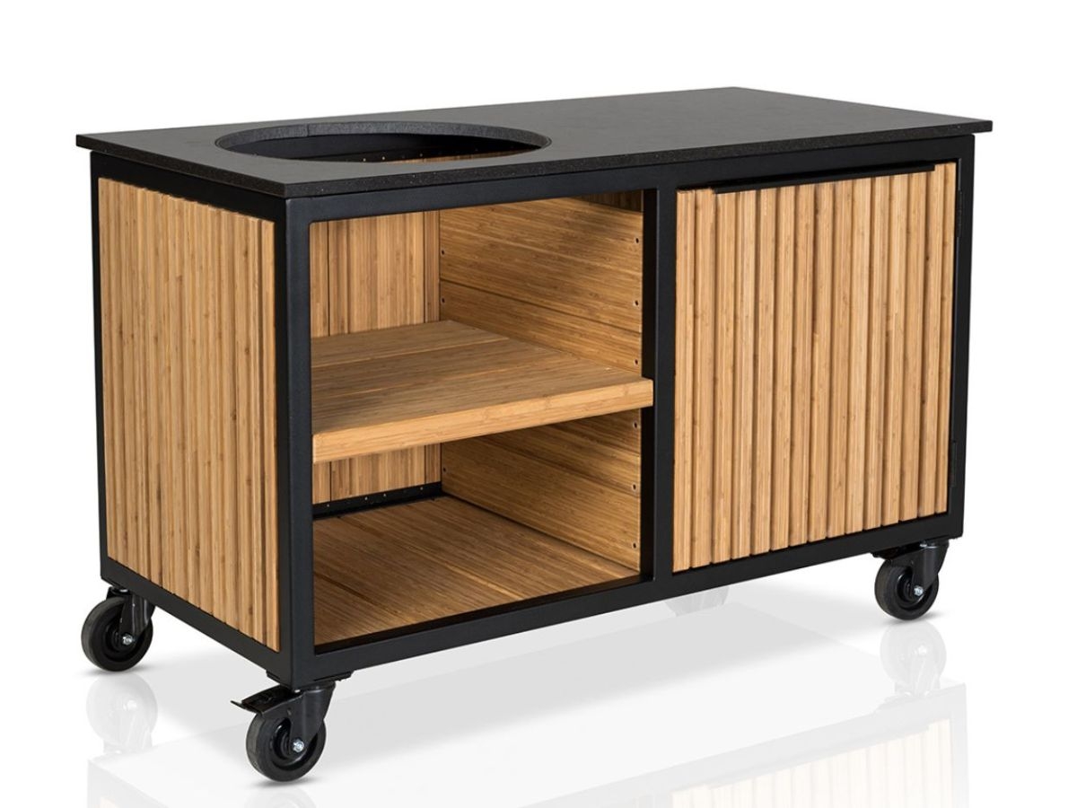 Fraaii Buitenkeuken Bamboo Natural Rhombus Storage XL