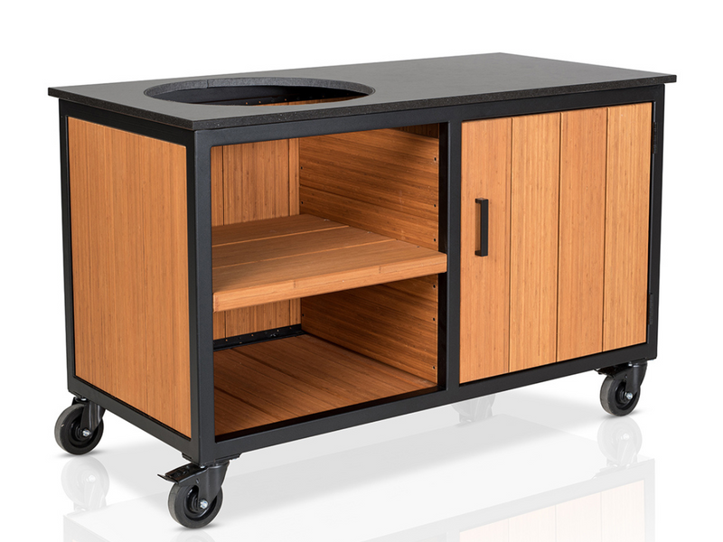 Fraaii Buitenkeuken Bamboo Teak Oil Storage