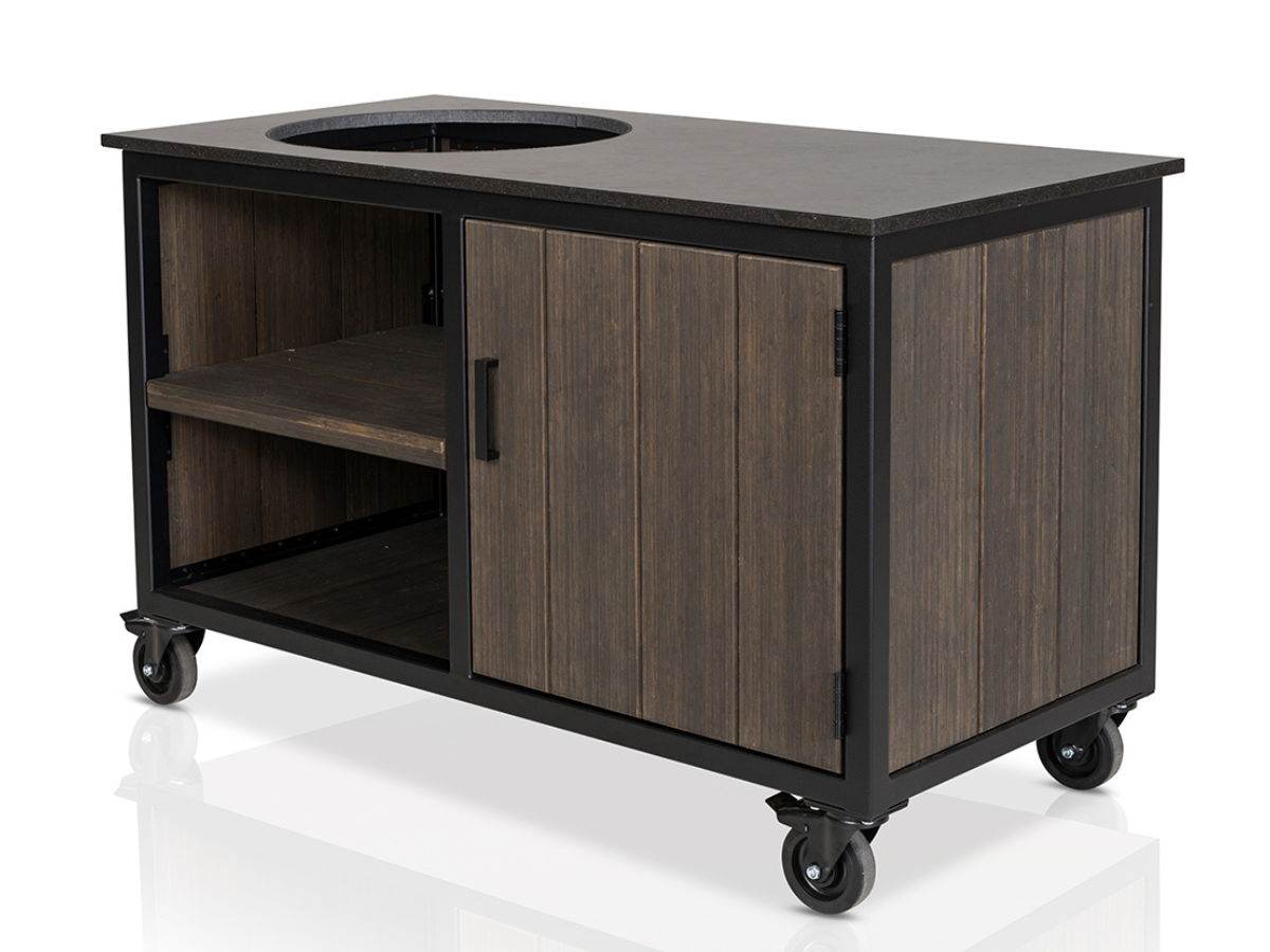 Fraaii Buitenkeuken Bamboo Graphite Storage