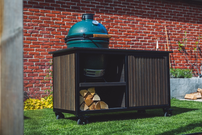 Fraaii Buitenkeuken Bamboo Graphite Storage