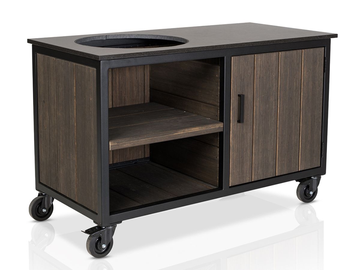 Fraaii Buitenkeuken Bamboo Graphite Storage XL