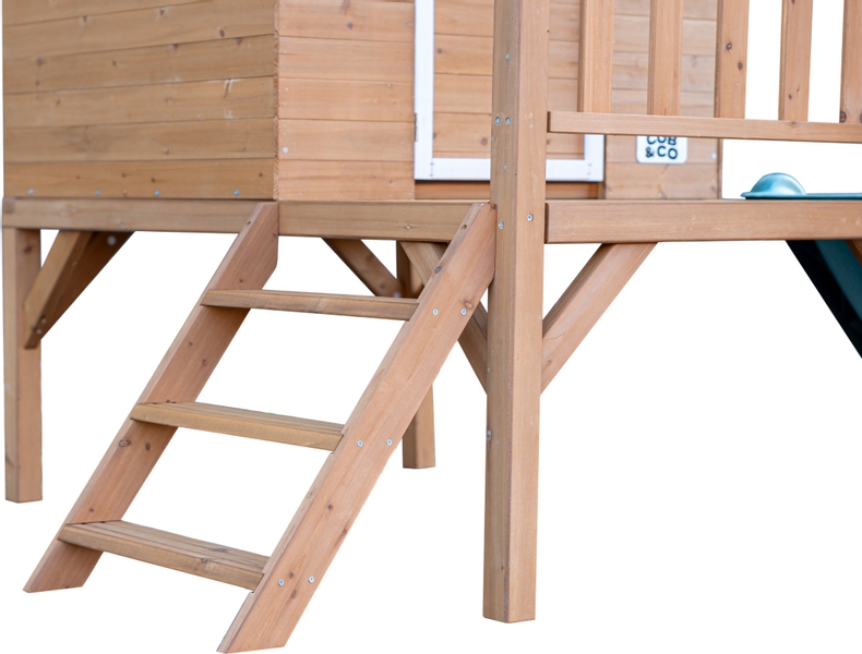 Cub & Co. Queenslander houten speelhuisje met glijbaan