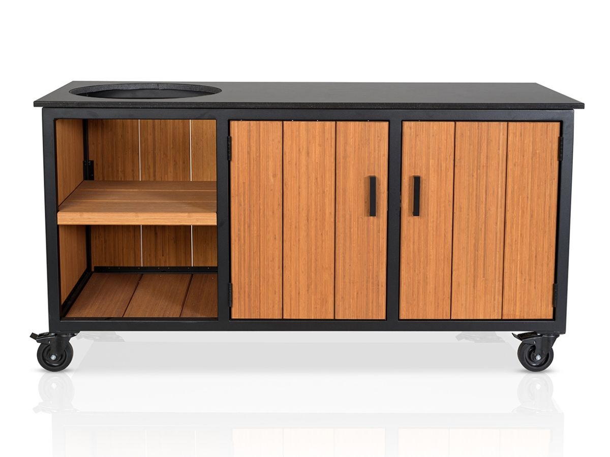 Fraaii Buitenkeuken Bamboo Teak Oil Inferno XL