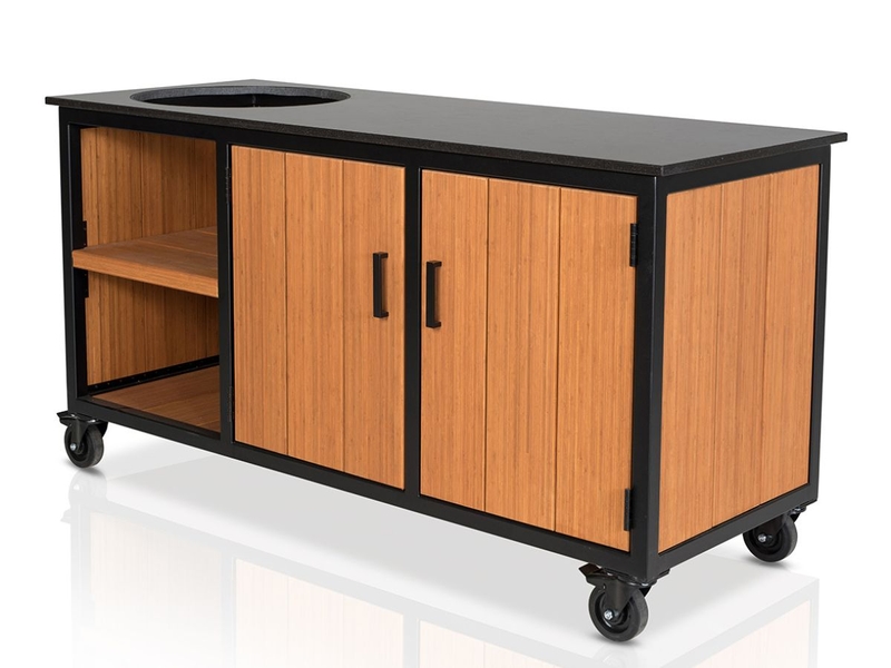 Fraaii Buitenkeuken Bamboo Teak Oil Inferno XL