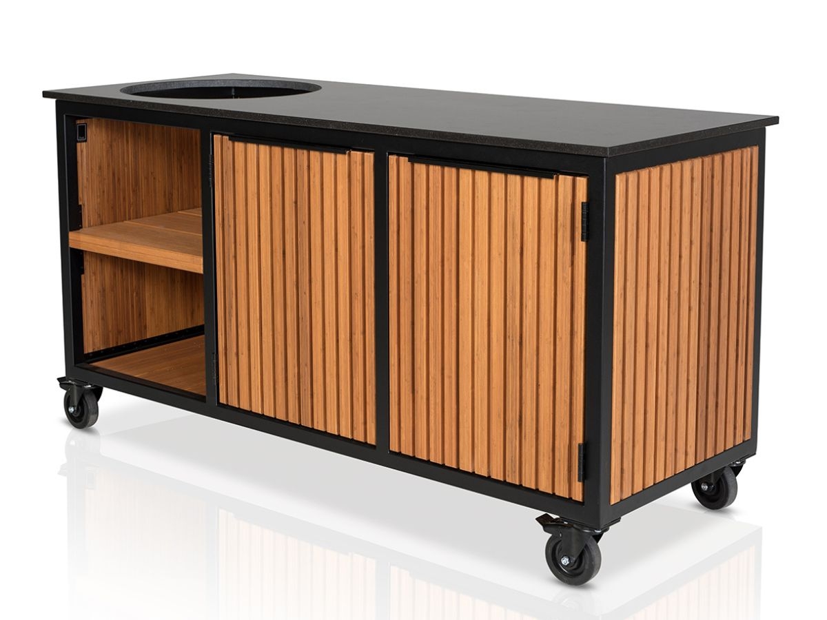 Fraaii Buitenkeuken Bamboo Teak Oil Rhombus Inferno