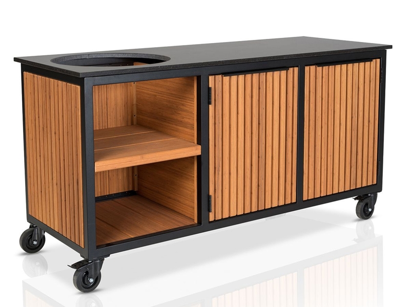 Fraaii Buitenkeuken Bamboo Teak Oil Rhombus Inferno