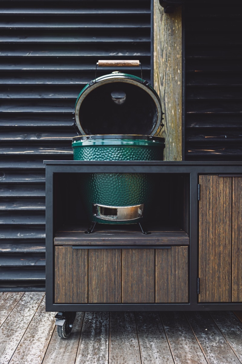 Fraaii Buitenkeuken Bamboo Graphite Inferno