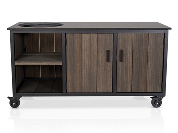 Fraaii Buitenkeuken Bamboo Graphite Inferno