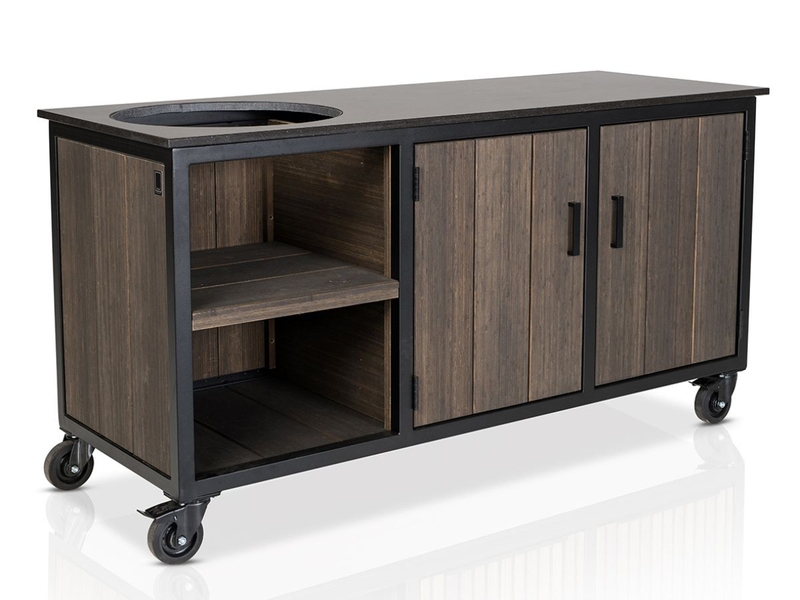 Fraaii Buitenkeuken Bamboo Graphite Inferno