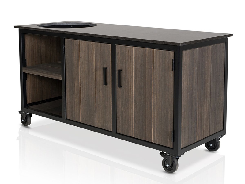 Fraaii Buitenkeuken Bamboo Graphite Inferno