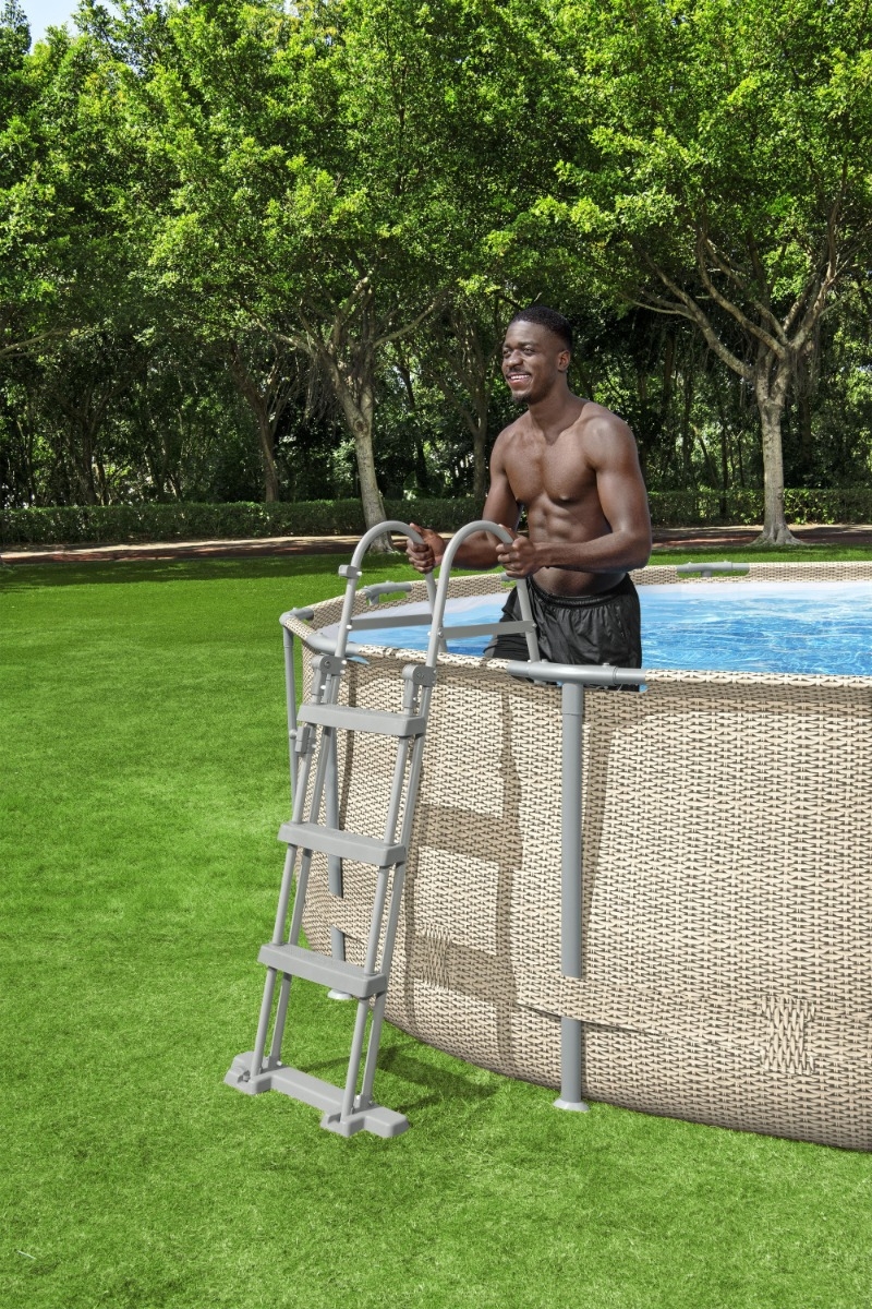 Bestway zwembadtrap 84 - 107 cm - Afneembare treden