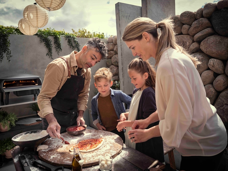 Witt Etna Rotante pizza oven - Zwart