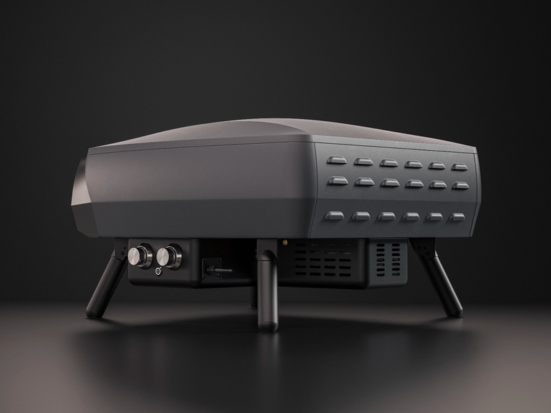 Witt Etna Rotante pizza oven - Antraciet