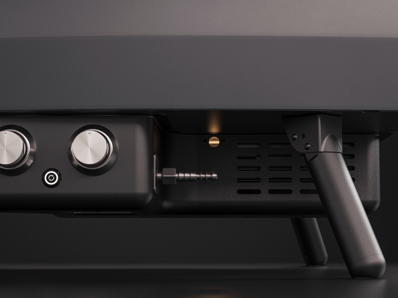 Witt Etna Rotante pizza oven - Antraciet