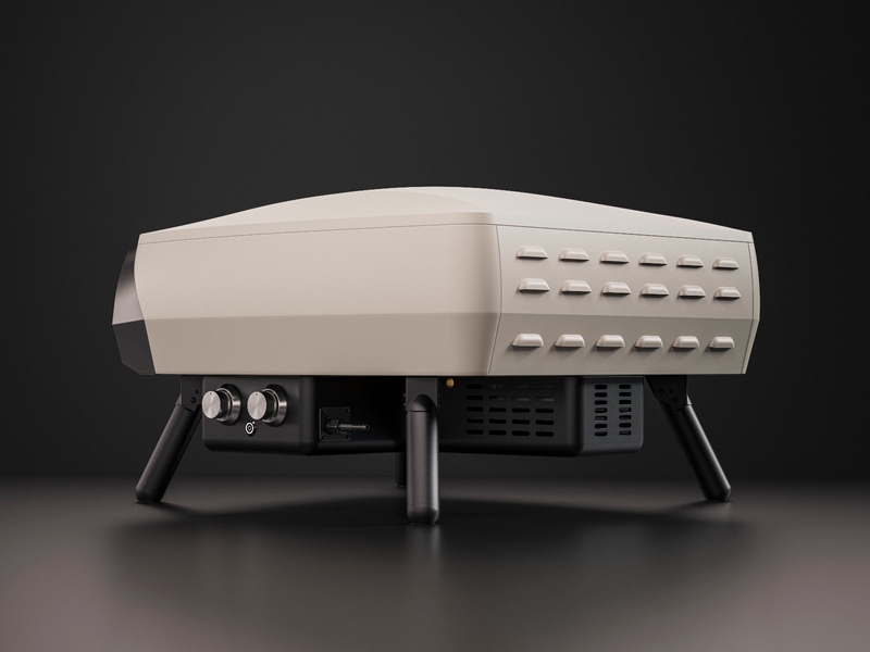 Witt Etna Rotante pizza oven - Grijs