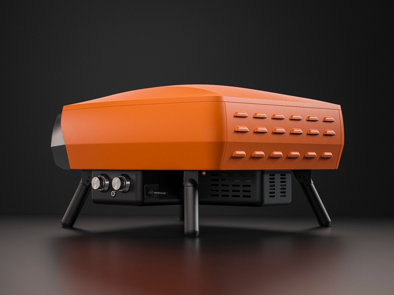 Witt Etna Rotante pizza oven - Oranje