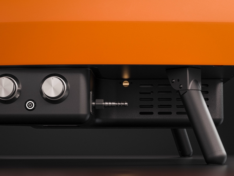 Witt Etna Rotante pizza oven - Oranje