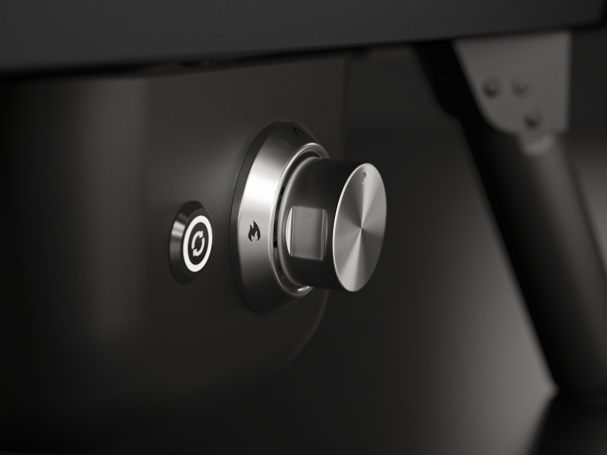 Witt Etna Rotante Piccolo pizza oven- Zwart