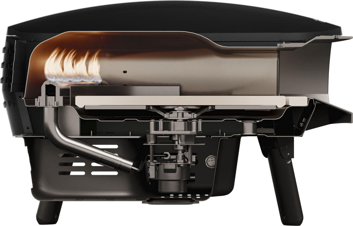 Witt Etna Rotante Piccolo pizza oven- Zwart