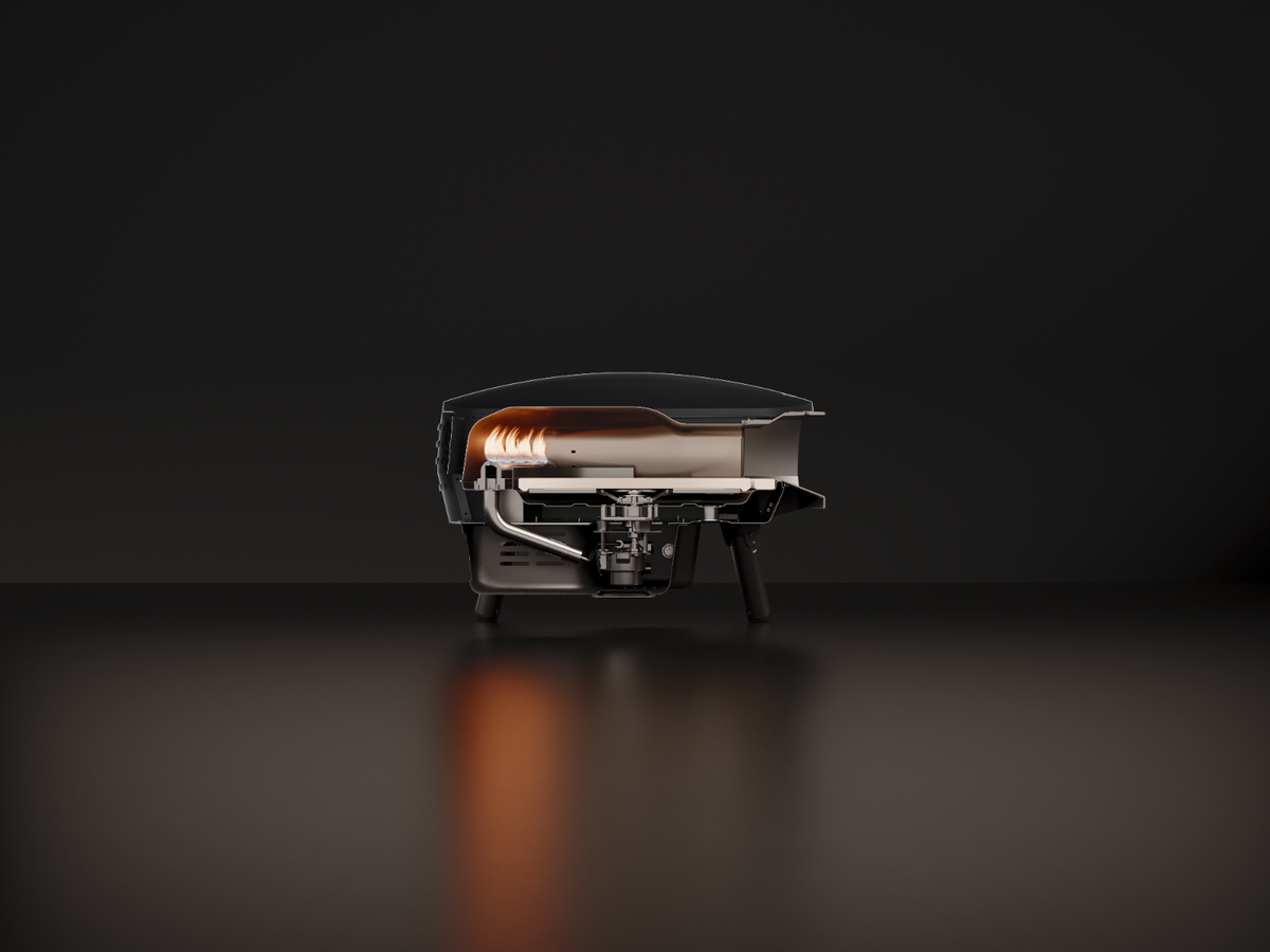 Witt Etna Rotante Piccolo pizza oven- Zwart