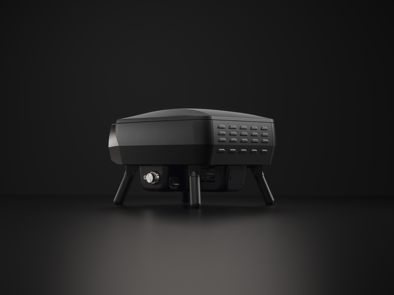 Witt Etna Rotante Piccolo pizza oven- Zwart