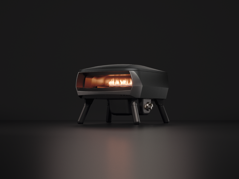 Witt Etna Rotante Piccolo pizza oven- Zwart