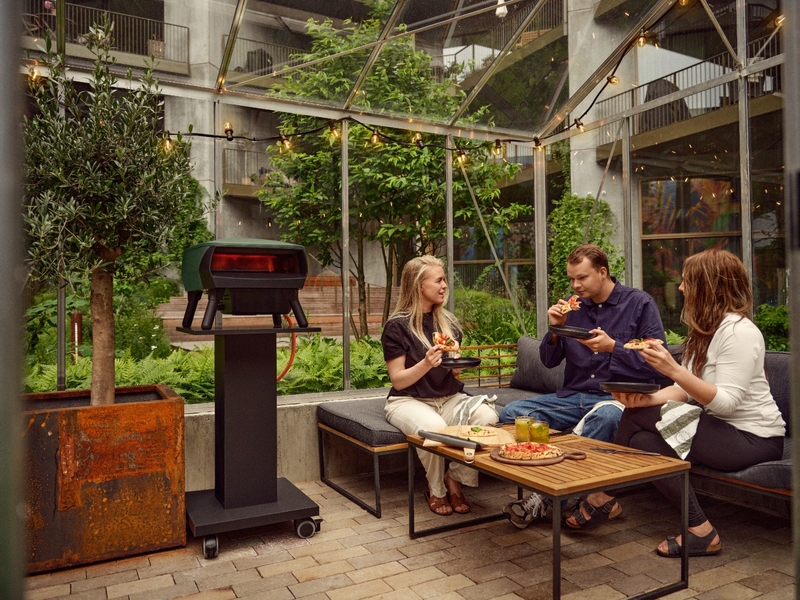 Witt Etna Rotante Piccolo pizza oven - Zwart