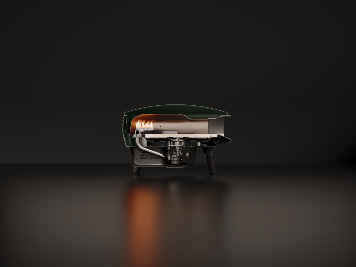 Witt Etna Rotante Piccolo pizza oven - Groen