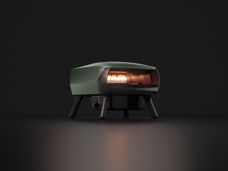 Witt Etna Rotante Piccolo pizza oven - Groen