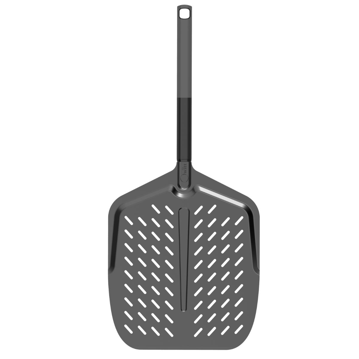 Witt Soft Grip- Black premium pizzachep met gaten - 12 Inch