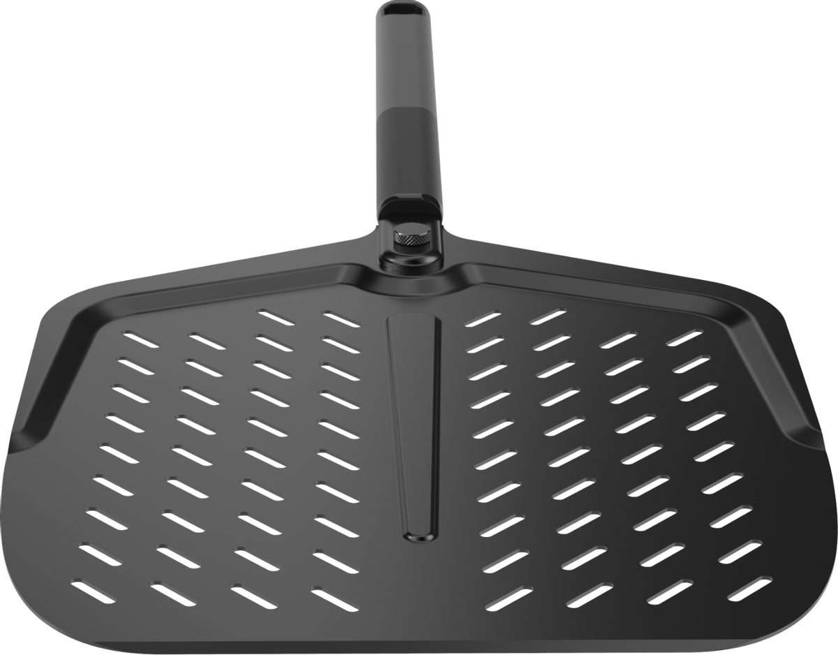 Witt Soft Grip- Black premium pizzachep met gaten - 12 Inch