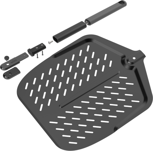 Witt Soft Grip- Black premium pizzachep met gaten - 14 Inch