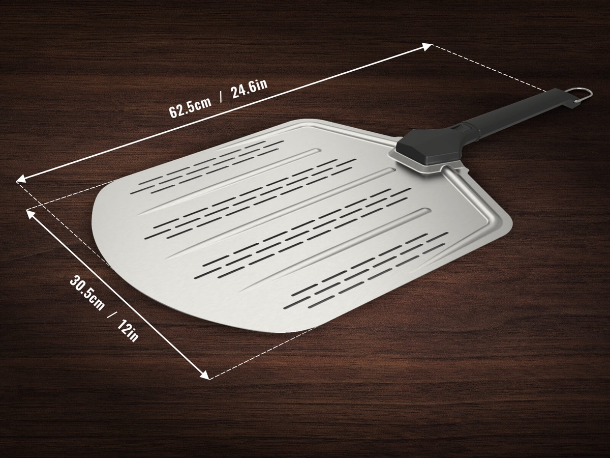 Witt pizzachep met gaten - 12 Inch