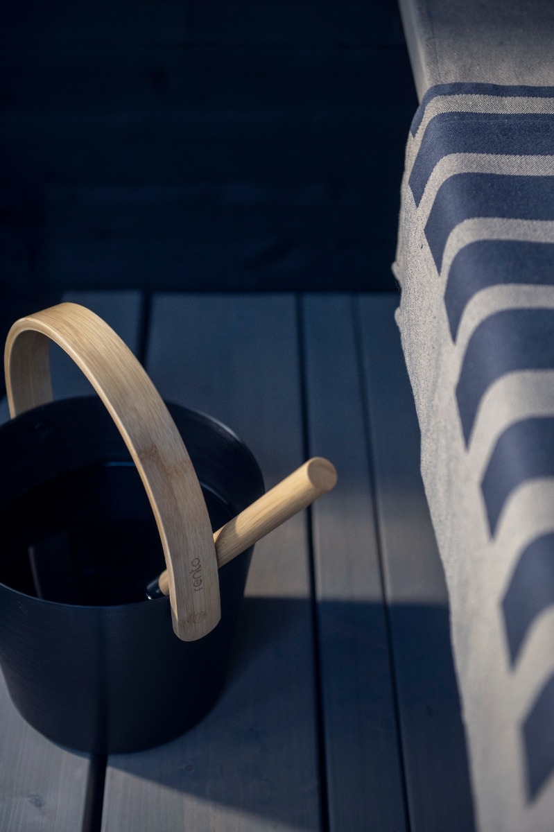 Rento Design saunalepel - Zwart