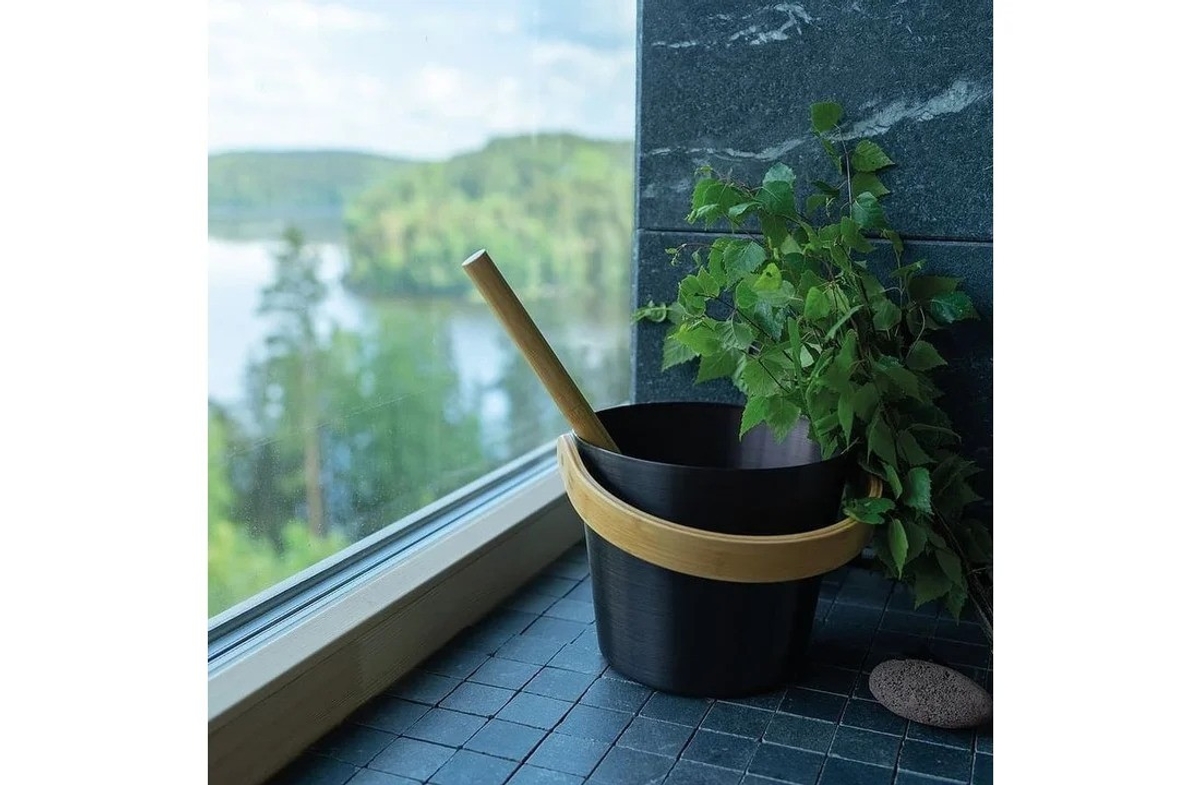 Rento Design saunalepel - Zwart