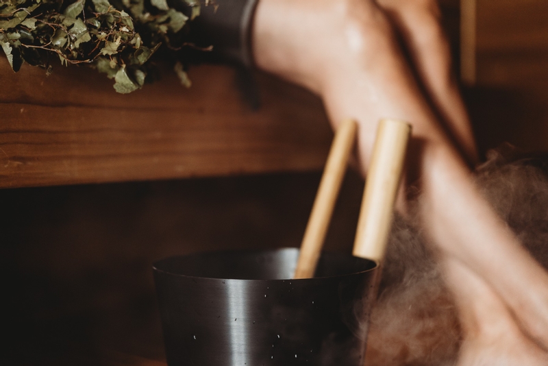 Rento Design sauna-emmer met greep - Zwart