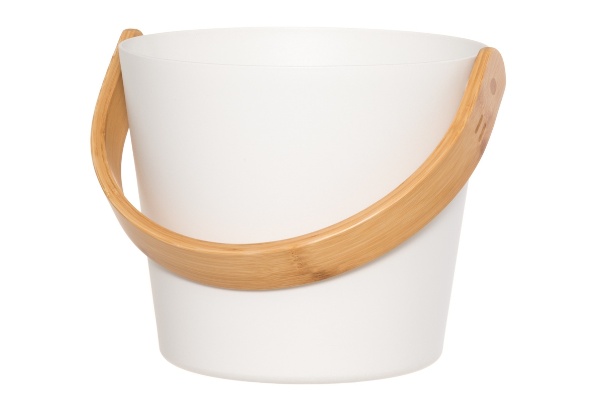 Rento Design sauna-emmer met beugel - Wit