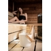 Rento Design sauna-emmer met beugel - Wit