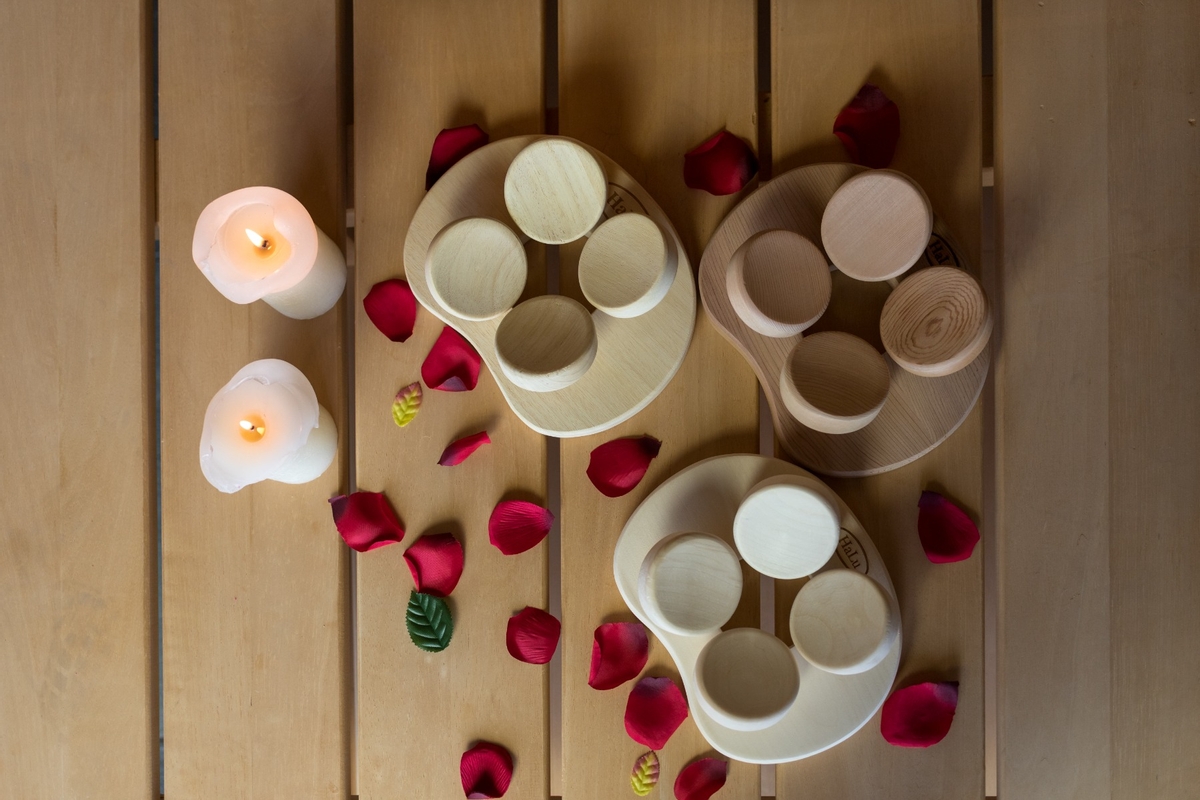 Halu ergonomische hoofdsteun voor Sauna - Rond - Aspen