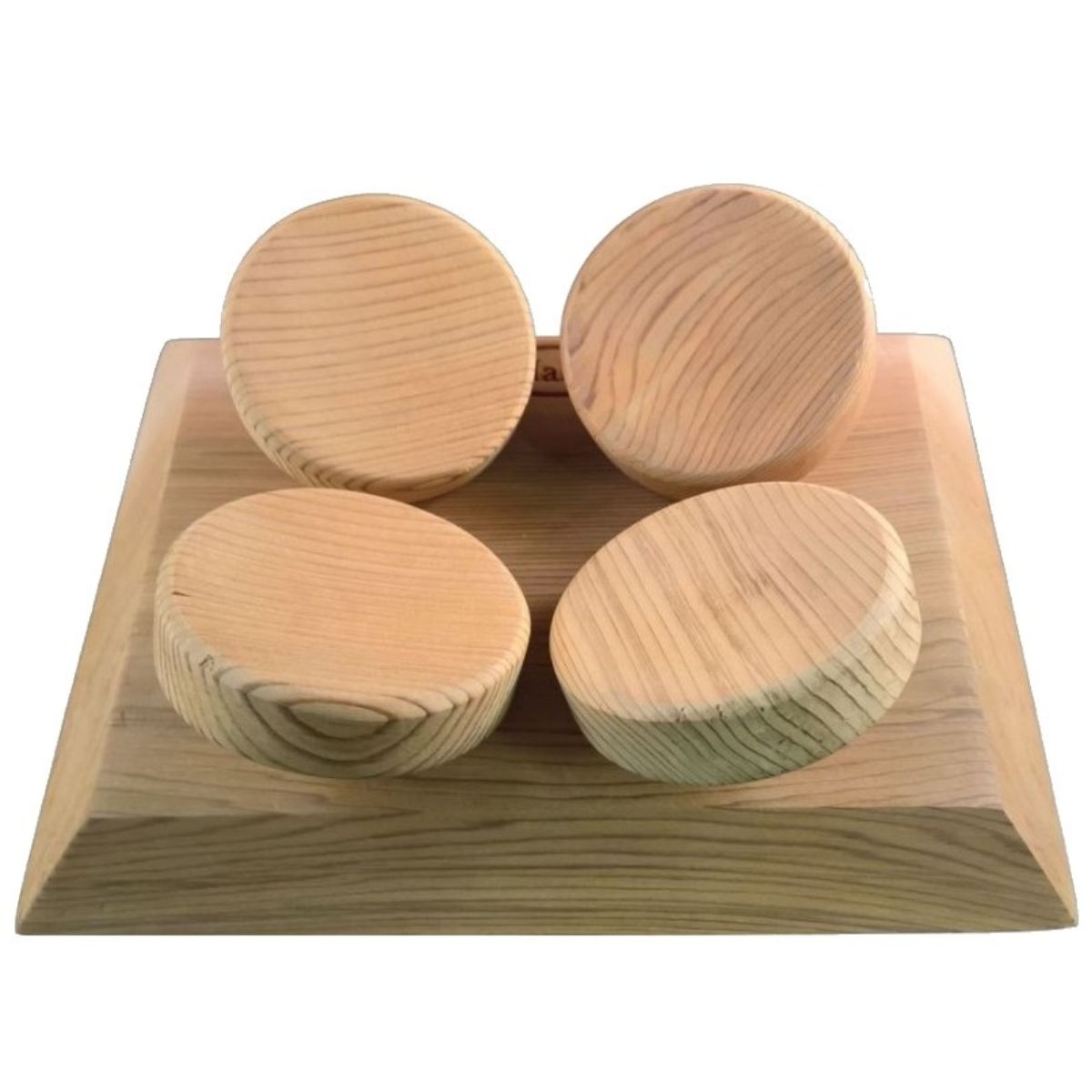 Halu ergonomische hoofdsteun voor Sauna - Vierkant - Red Cedar