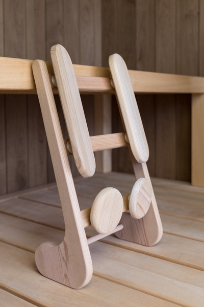 Halu ergonomische lage rugsteun voor sauna - Red Cedar